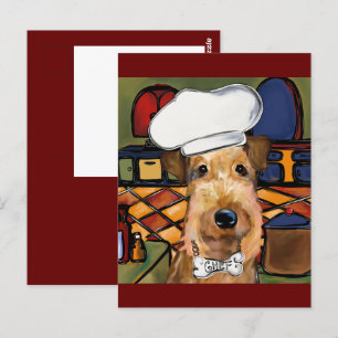 Airedale Terrier Vykort