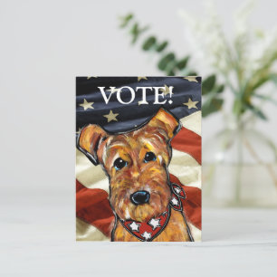 AIREDALE TERRIER VYKORT