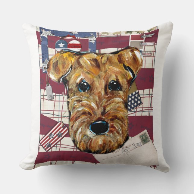 AIREDALE TERRIERER KUDDE (Framsida)