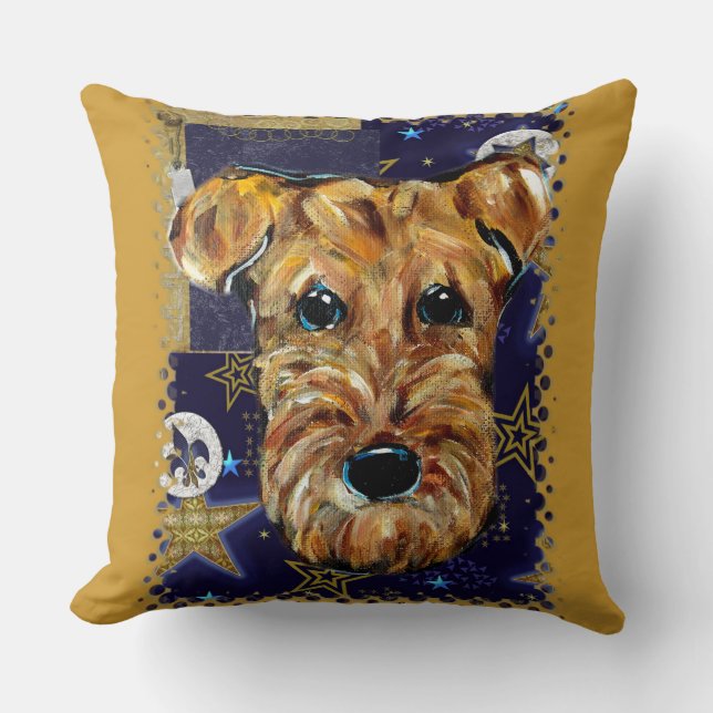 AIREDALE TERRIERER KUDDE (Framsida)