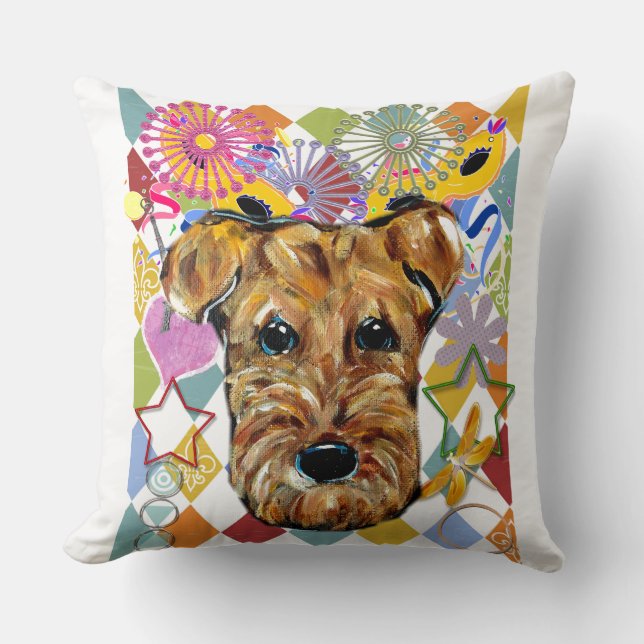 AIREDALE TERRIERER KUDDE (Framsida)