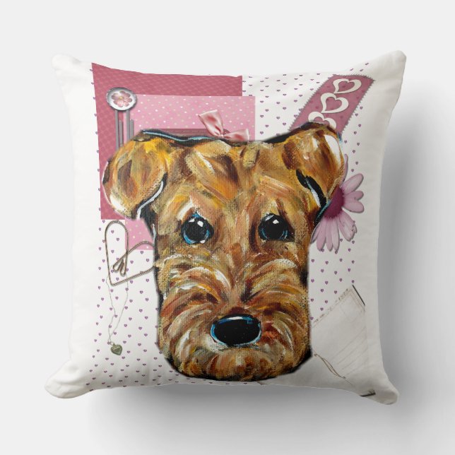 AIREDALE TERRIERER KUDDE (Framsida)