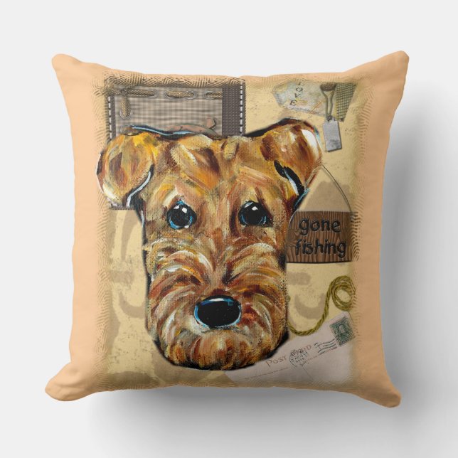 AIREDALE TERRIERER KUDDE (Framsida)