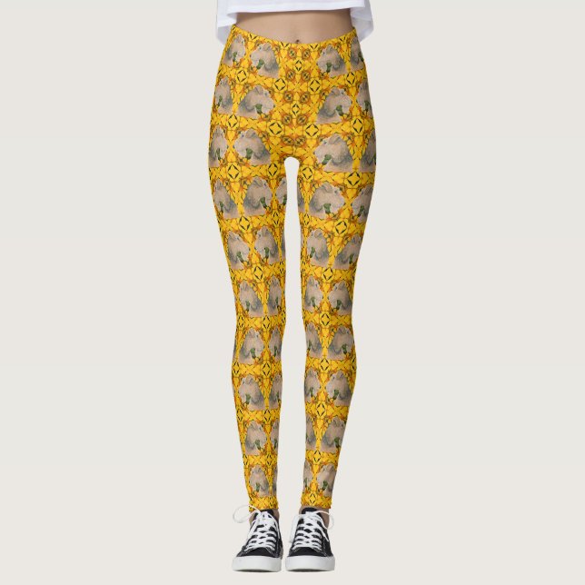 Airedale Terriers Leggings (Framsida)