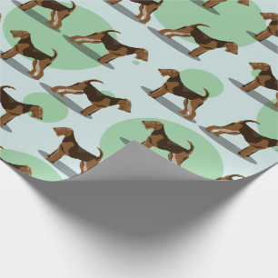 Airedale Terriers Presentpapper