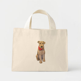 Airedale Tote Bag Mini Tygkasse