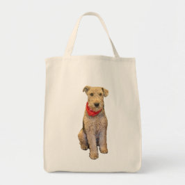 Airedale Tote Bag Tygkasse