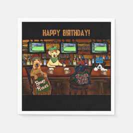 Airedale & Vänner Poster Pappersservett