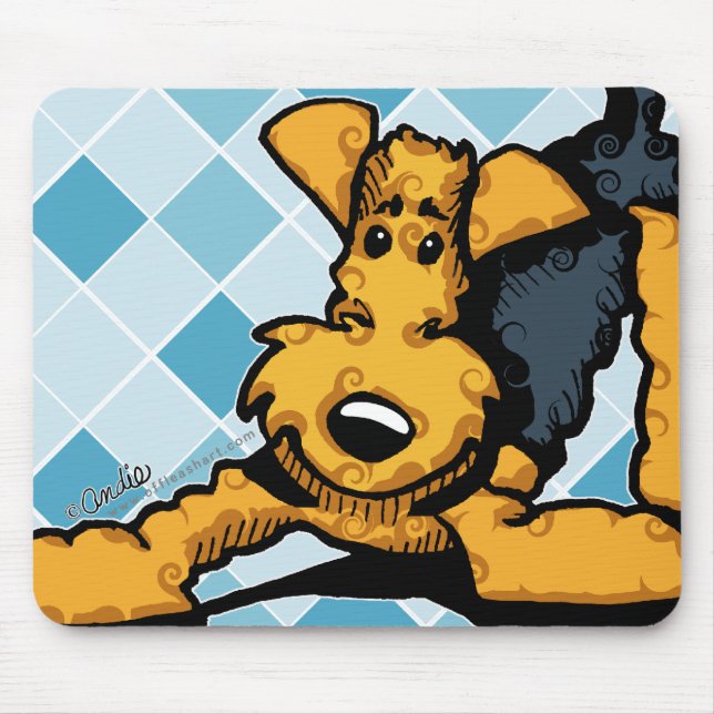 Airedale vid Play Musmatta (Framsidan)