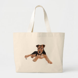 Airedale / Welsh Terrier Valp Jumbo Tygkasse