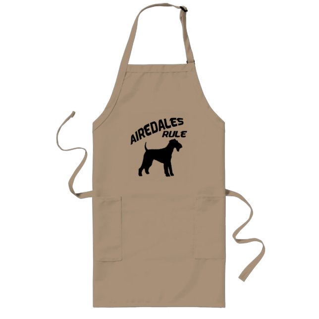 Airedales härskar långt förkläde (Framsidan)