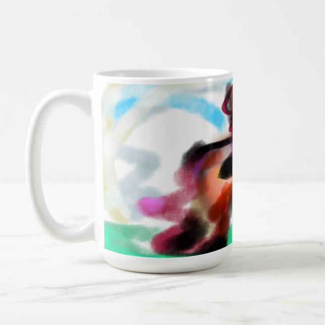 Airedaleterrier Kaffemugg (Vänster)