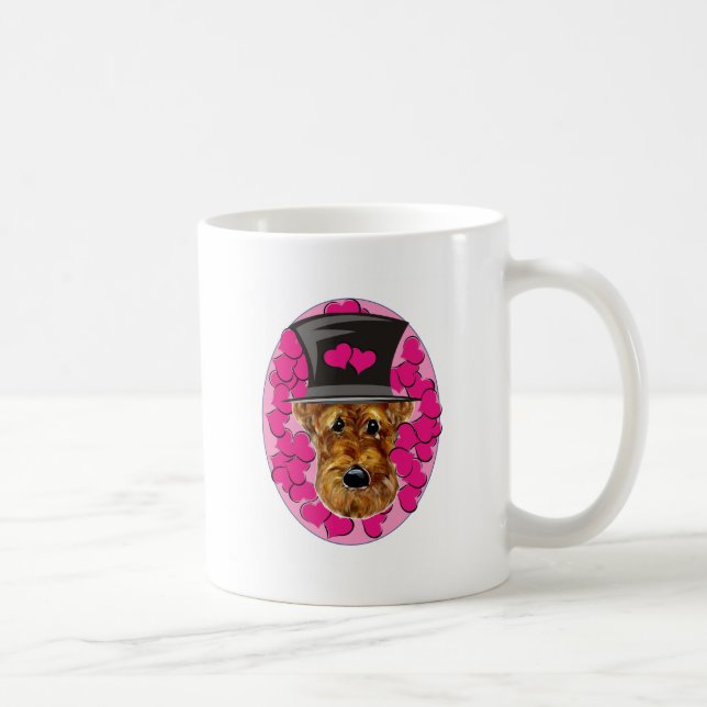 AIREDALETERRIER KAFFEMUGG (Höger)