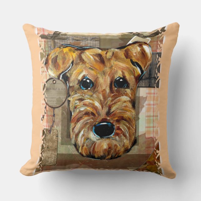 AIREDALETERRIER KUDDE (Framsida)