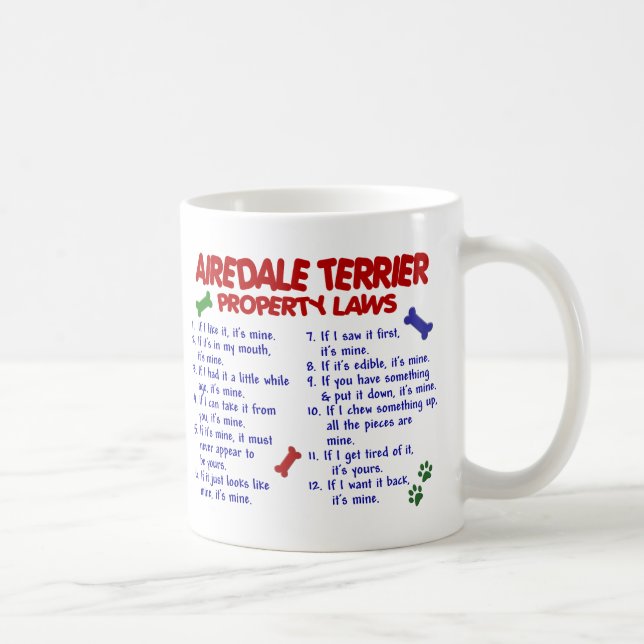 AIREDALETERRIER PL2 KAFFEMUGG (Höger)