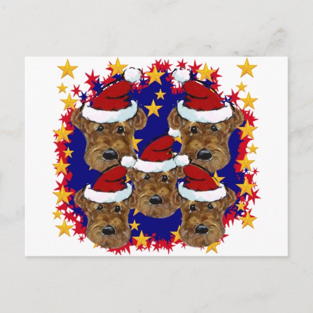 AIREDALETERRIER VYKORT (Framsida)