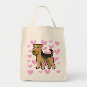 AiredaleTerrier/walesisk Terrierkärlek Tygkasse