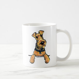 Airedaleterrieren fodrar konst kaffemugg