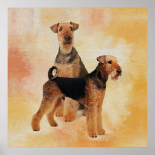 AiredaleTerriersDigital konst Poster