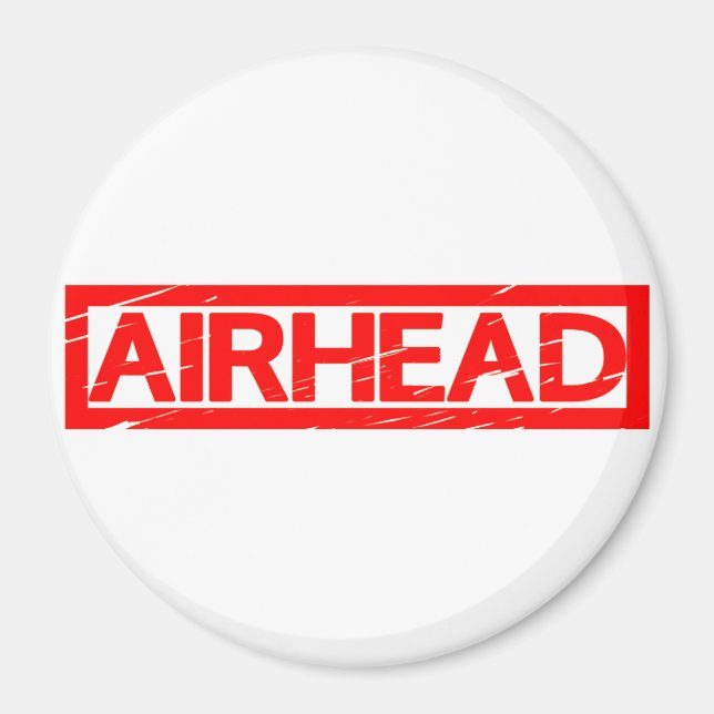 Airhead Frimärke Magnet (Framsidan)