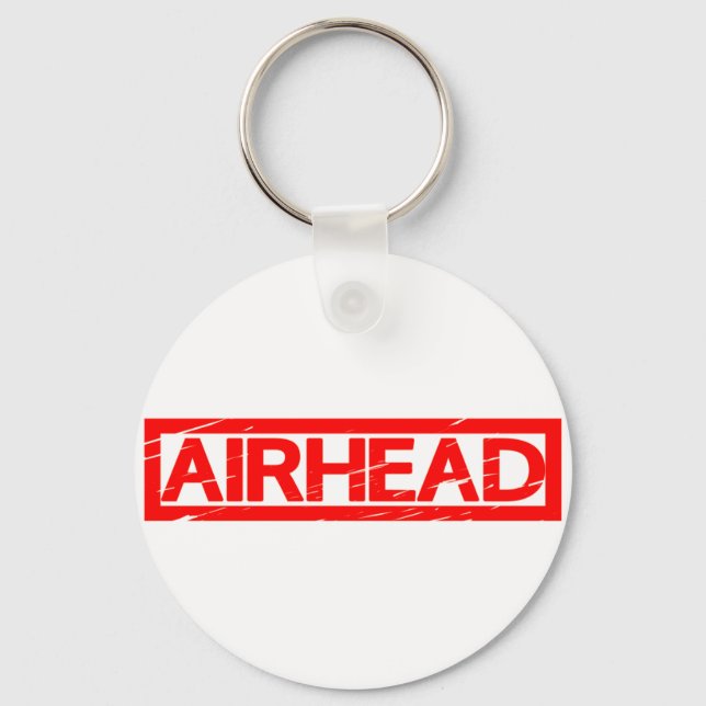 Airhead Frimärke Nyckelring (Framsida)