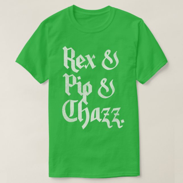 Airhead Namn Rex Pip och Chazz T Shirt (Design framsida)