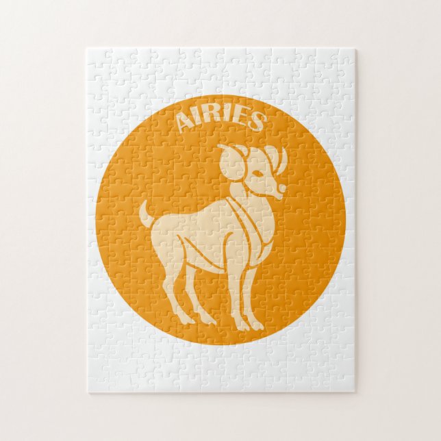 Airies, Zodiac Sign, Horoscope, Astrology Pussel (Vertikal)