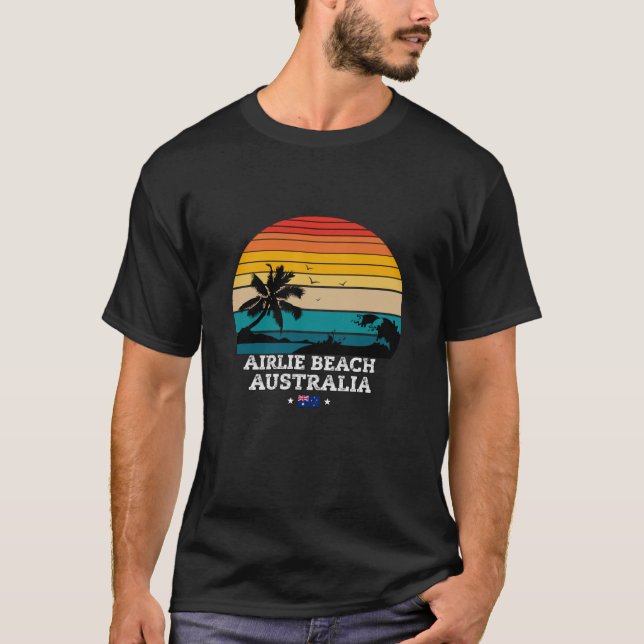 AIRLIE BEACH AUSTRALIA T SHIRT (Framsida)