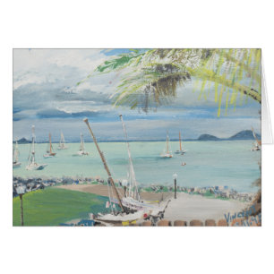 Airlie strand Australien. 1998 Hälsningskort