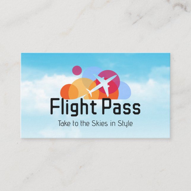 Airline Logo | Flight Visitkort (Framsida)
