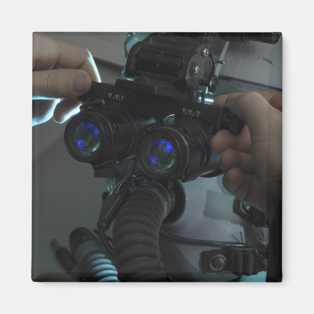 Airman justerar ögonområdet magnet (Framsidan)