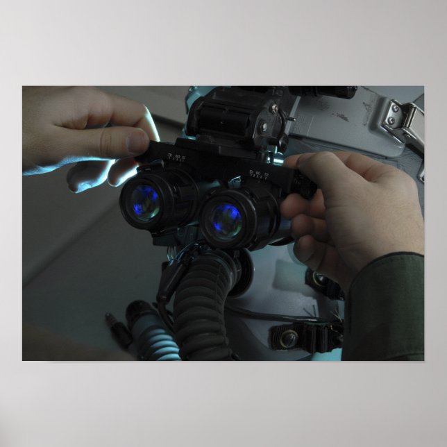 Airman justerar ögonområdet poster (Framsidan)