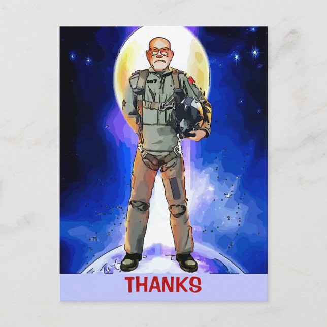 Airman Stil Poster kort (Framsida)