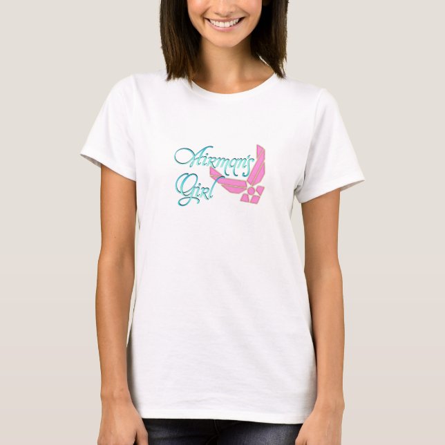 Airmans flicka t shirt (Framsida)
