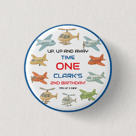 Airplane Boy 1st Birthday | Fun Sky Theme Party Knapp