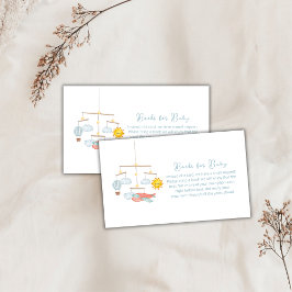 Airplane Hot Air Balloon Books For Baby Shower  Tilläggskort