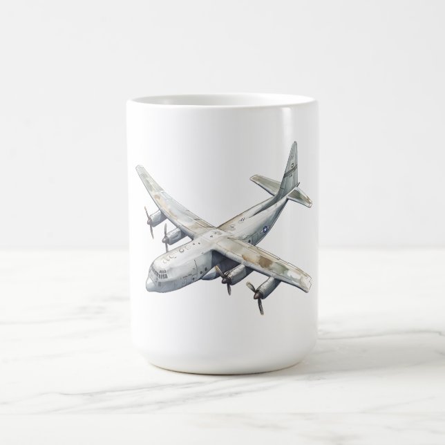 Airplane Magisk Mugg (Center)
