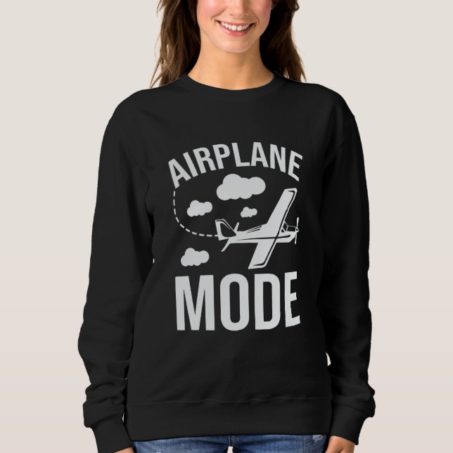 Airplane Mode Pilot Airplane Plane Aviation  33 T Shirt (Framsida)
