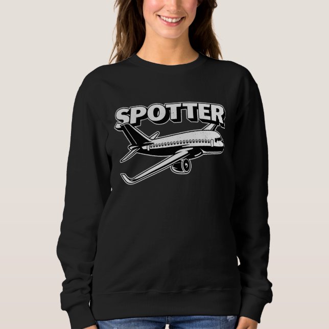 Airplane Spotter Pilot Aviator Flying Planes T Shirt (Framsida)