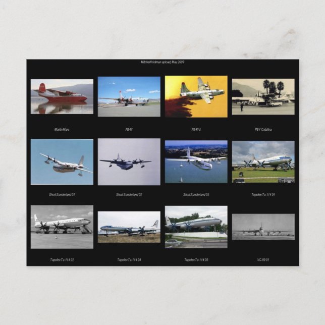 Airplanes Vykort (Framsida)