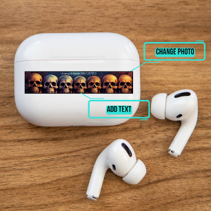 Airpods Pro Fodral Decorative Skin - Skull Candy Klistermärken