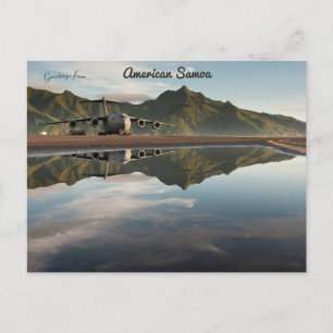 Airport Runway på American Samoa Vykort
