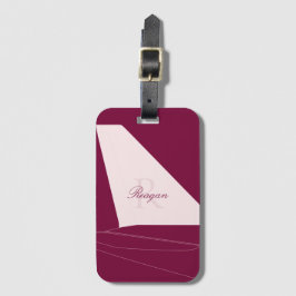 Airpplane Tail Fin Luggage Tag Bagagebricka