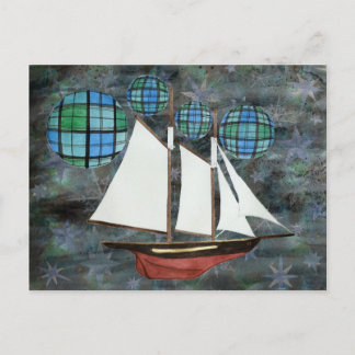 Airship Campbell Vykort