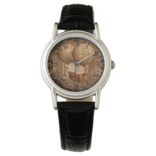 Airship för GrungeSteampunk Victorian Armbandsur