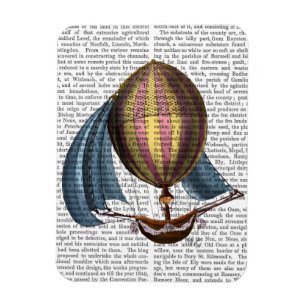 AirShip med blå segel Magnet