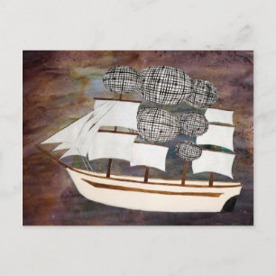 Airship Rabbie Burns Vykort