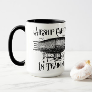 Airshipkapten i utbildning, Steampunk Mugg