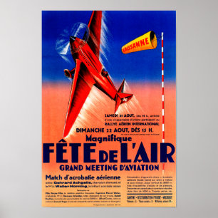 Airshow Featating Haryse Hilsz Promotional Poste Poster