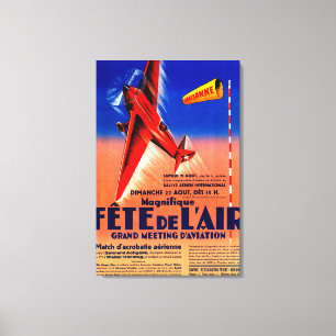 Airshow som presenterar Haryse befordrings- Hilsz, Canvastryck